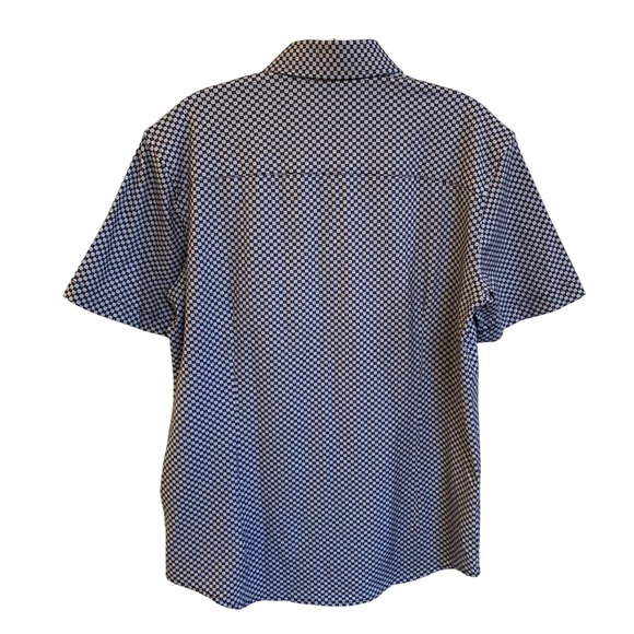 Buttercloth Men's Slim Fit Focal Point In Icy Cotton- Navy Chateau -L -NWOT - Picture 8 of 9